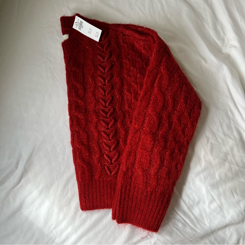 Red Abercrombie Sweater size S